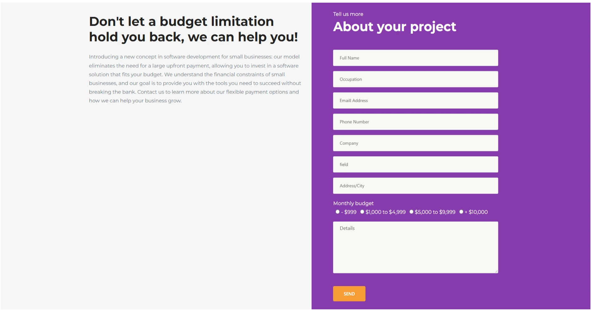 Costom Websites Screenshot 7
