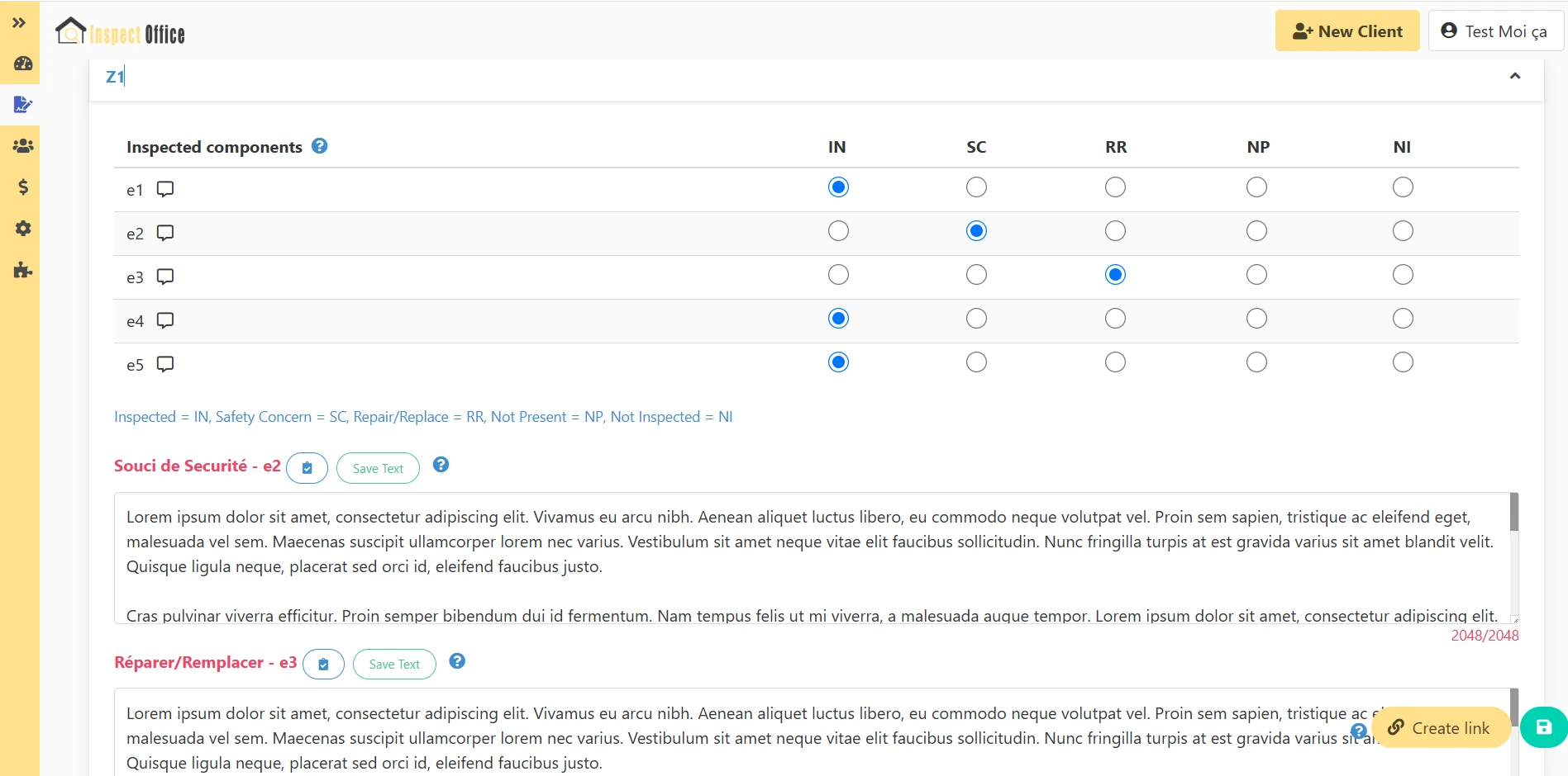 Technical Inspection Report Screenshot 10